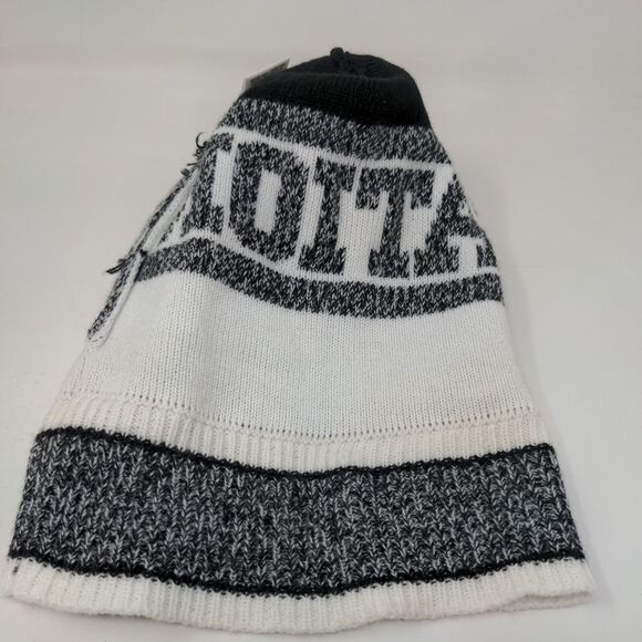 PINK Victoria's Secret Beanie Hat Multicolor One Size Knitted Pom Pom Acrylic - Picture 6 of 10